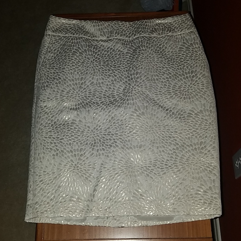 COPY - NWT Loft Gold Skirt